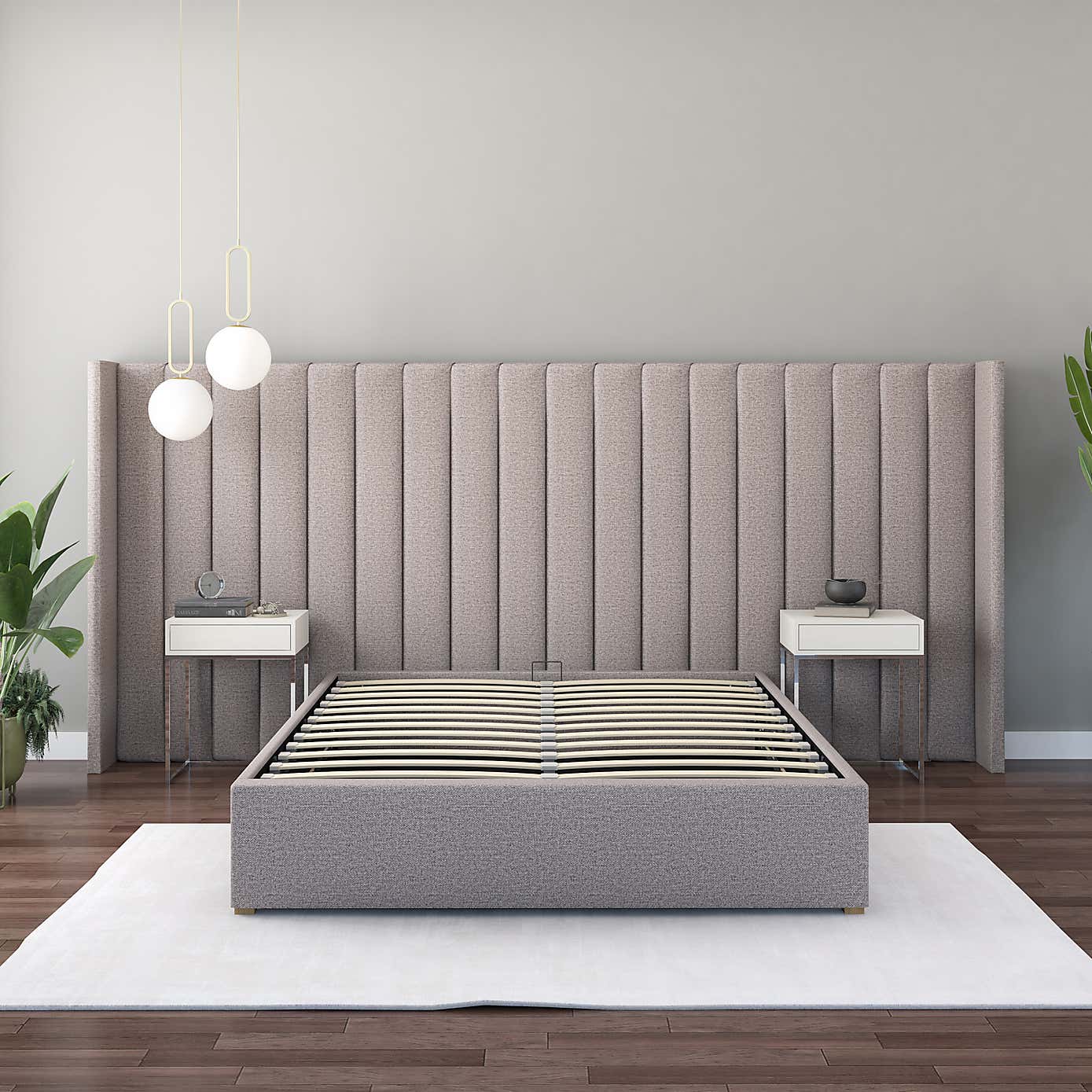 Grandeur Saxon Twill Headboard