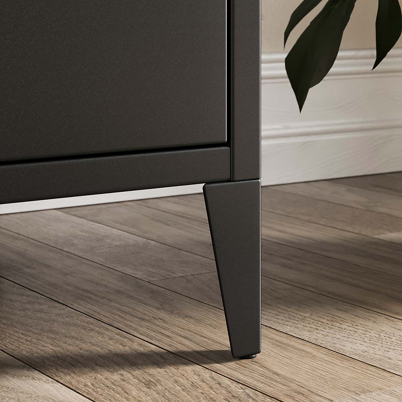 Helga Metal Bedside Table