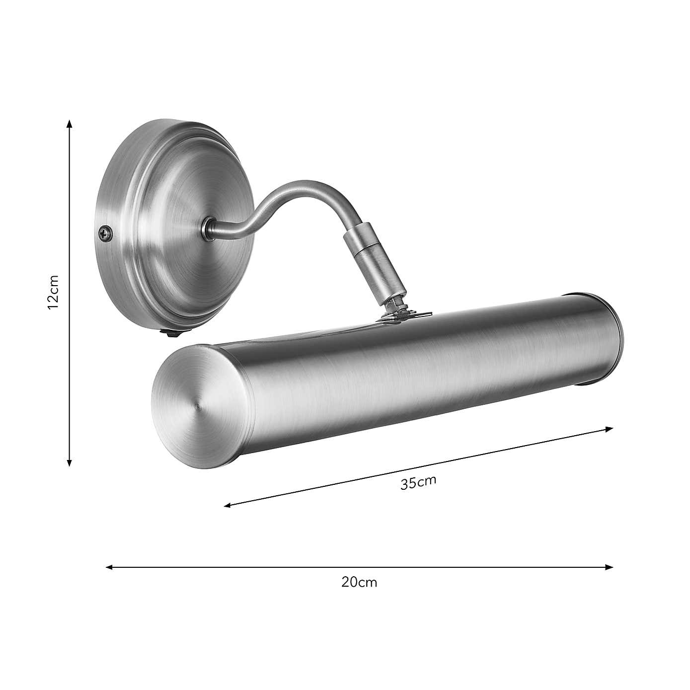 Maria Mid Century 2 Light Adjustable Picture Wall Light