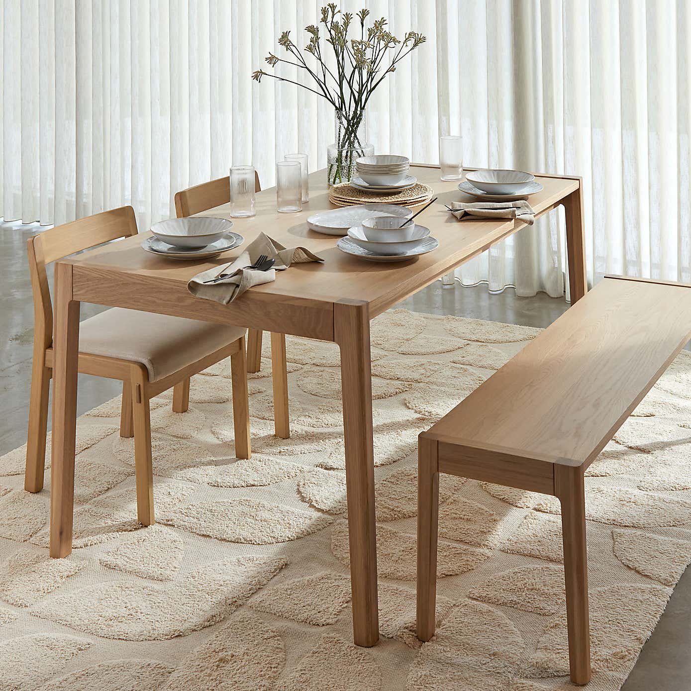 Churchgate Walcote Extending Dining Table