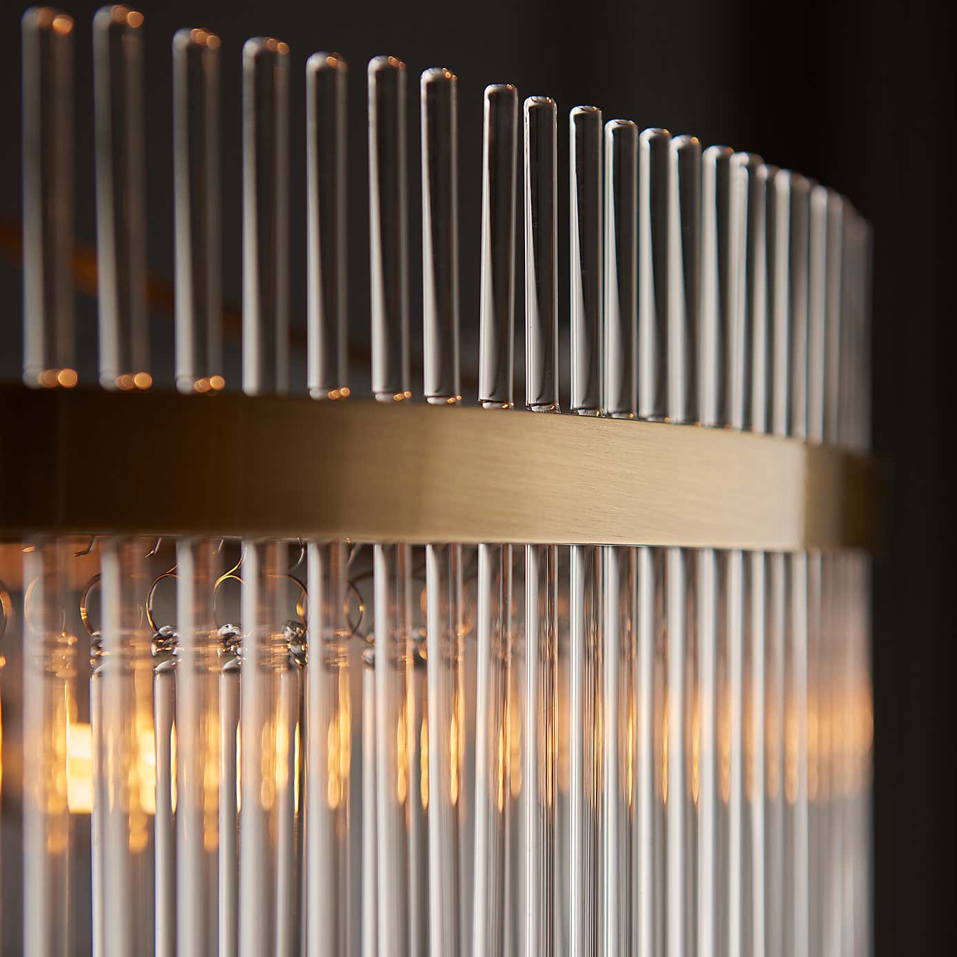 Vogue Langdon Grand Art Deco 7 Light Adjustable Chandelier