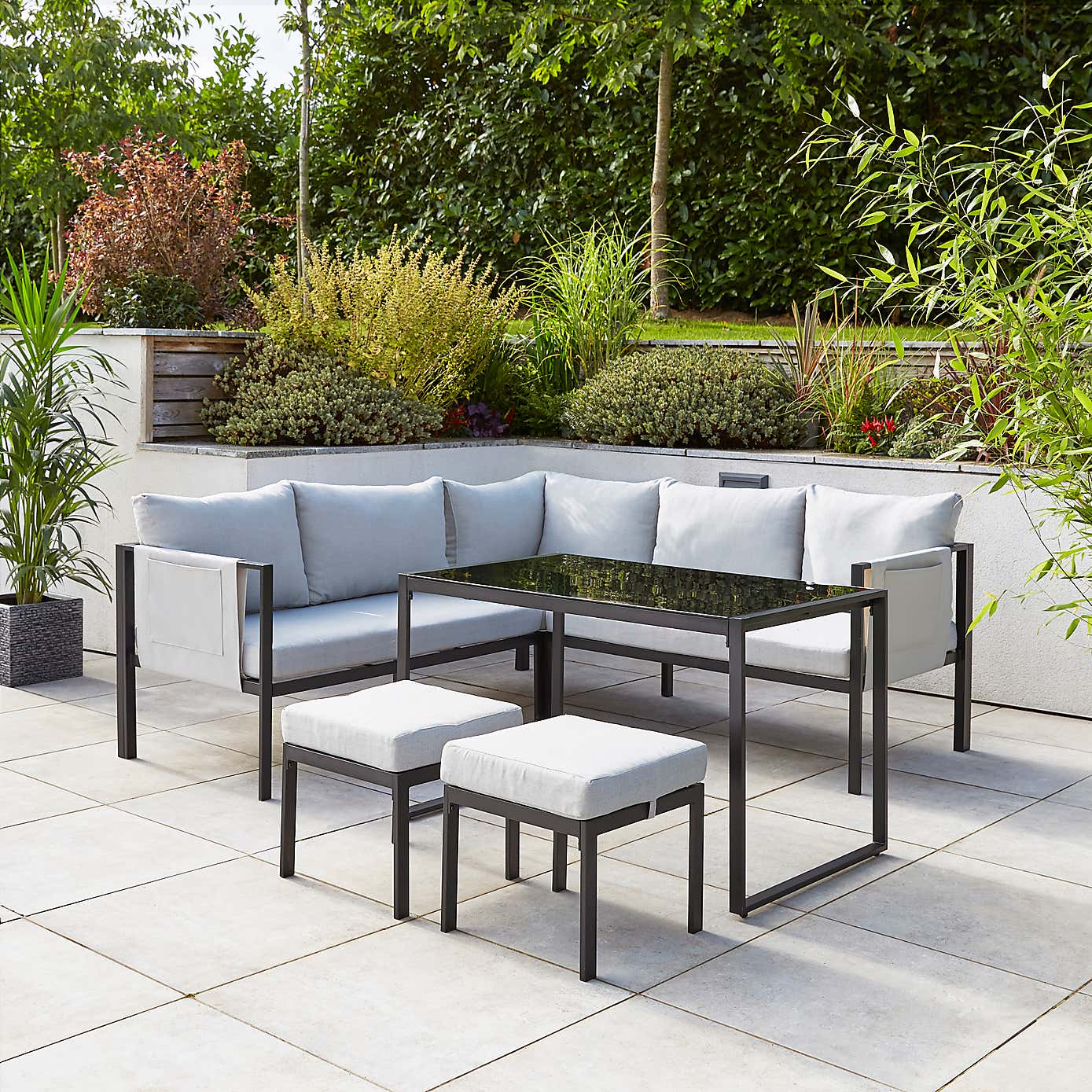 Elements 7 Seater Corner and Dining Set