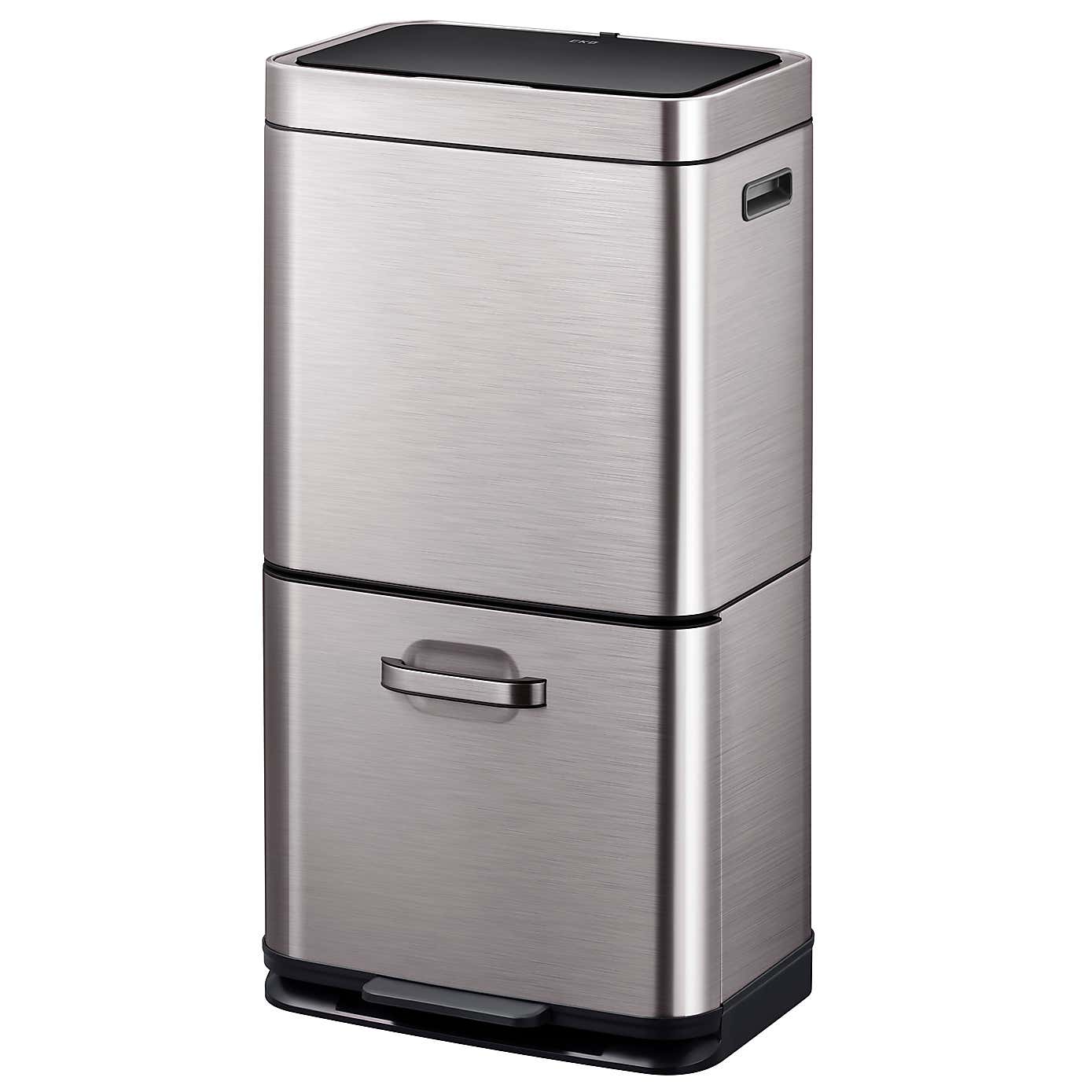 EKO Himalaya 35/25 Litre Stainless Steel Recycling Bin
