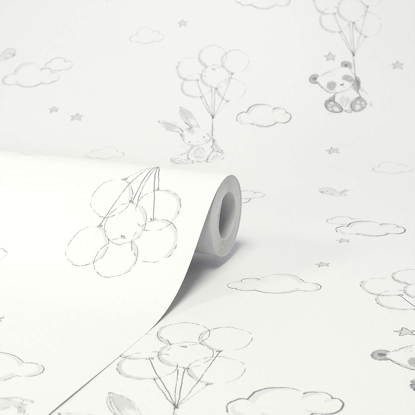 Animals & Balloons Wallpaper