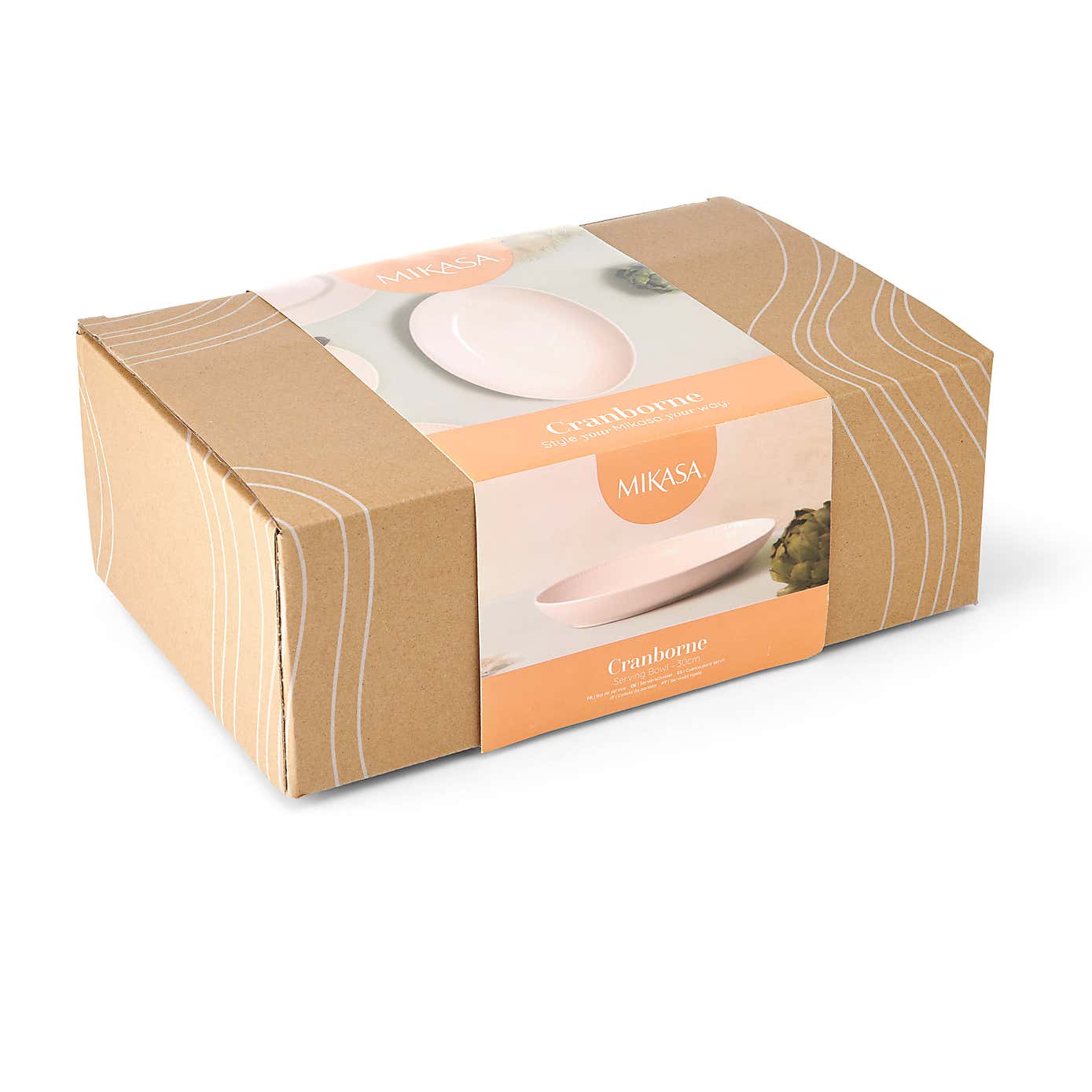 Mikasa Cranbourne White Ceramic Serving Bowl