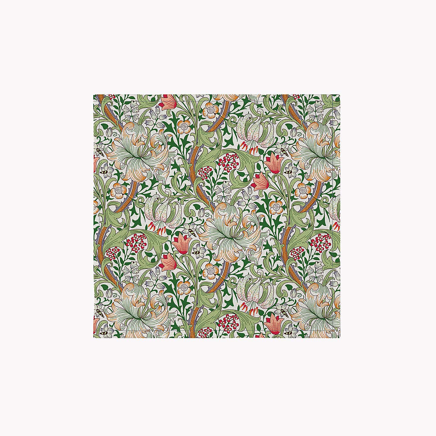 William Morris Golden Lily Pack Of 4 Napkins