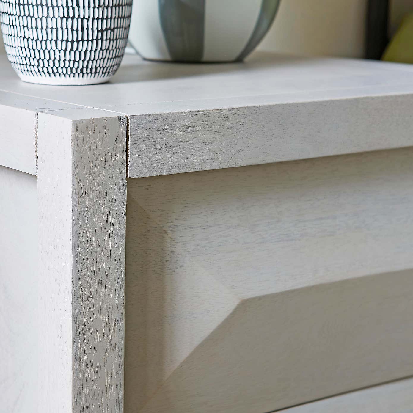 Watkins 2 Drawer Bedside Table, Mango Wood