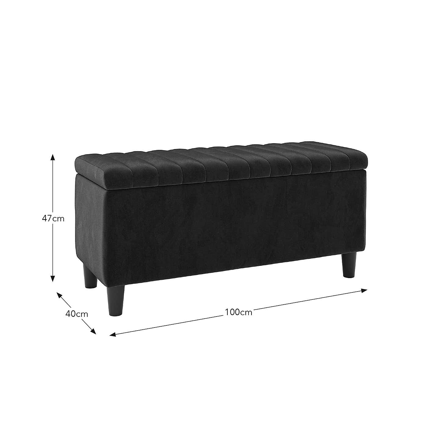 Alara Teddy Ottoman Box