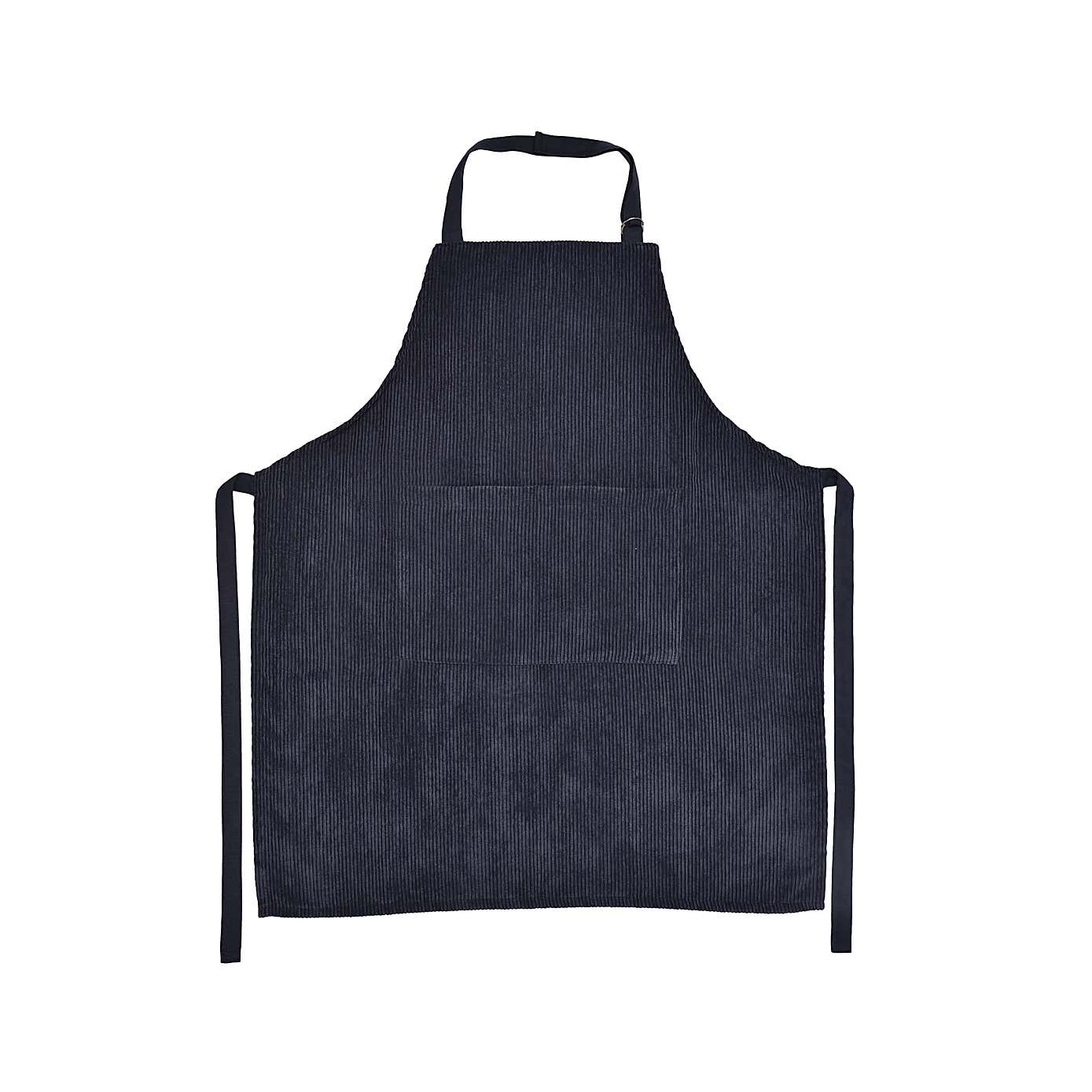 Corduroy Navy Apron