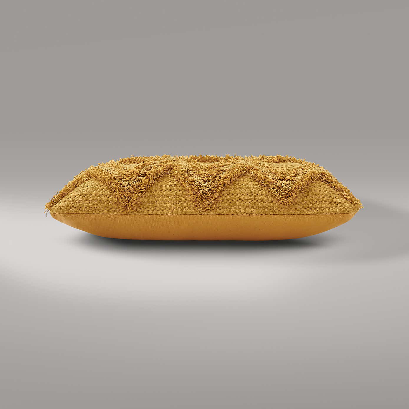 Zig Zag Tufted Cotton Cushion