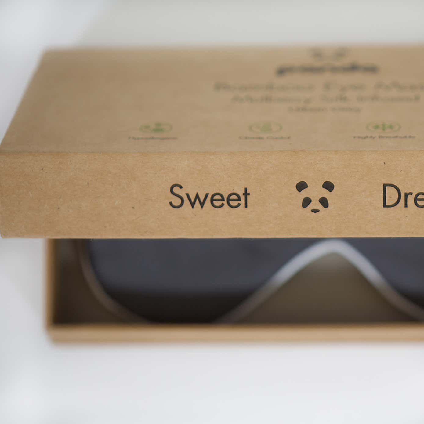 Panda Bamboo Urban Grey Eye Mask