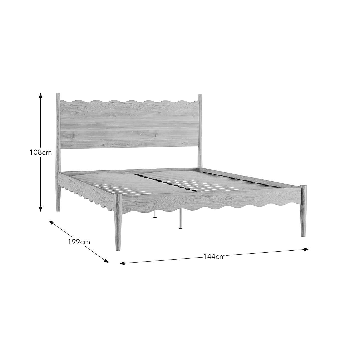 Emilie Bed Frame, Wood