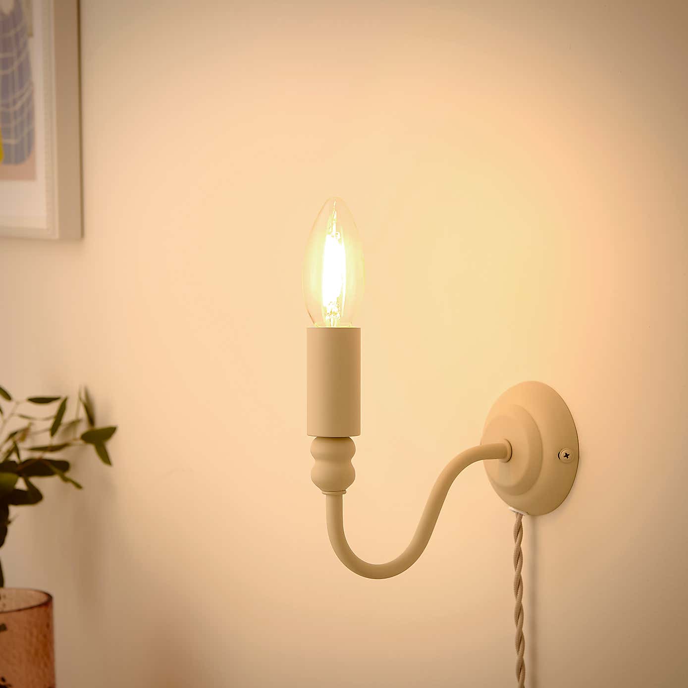 Pride and Joy Easy Fit Plug In Wall Light