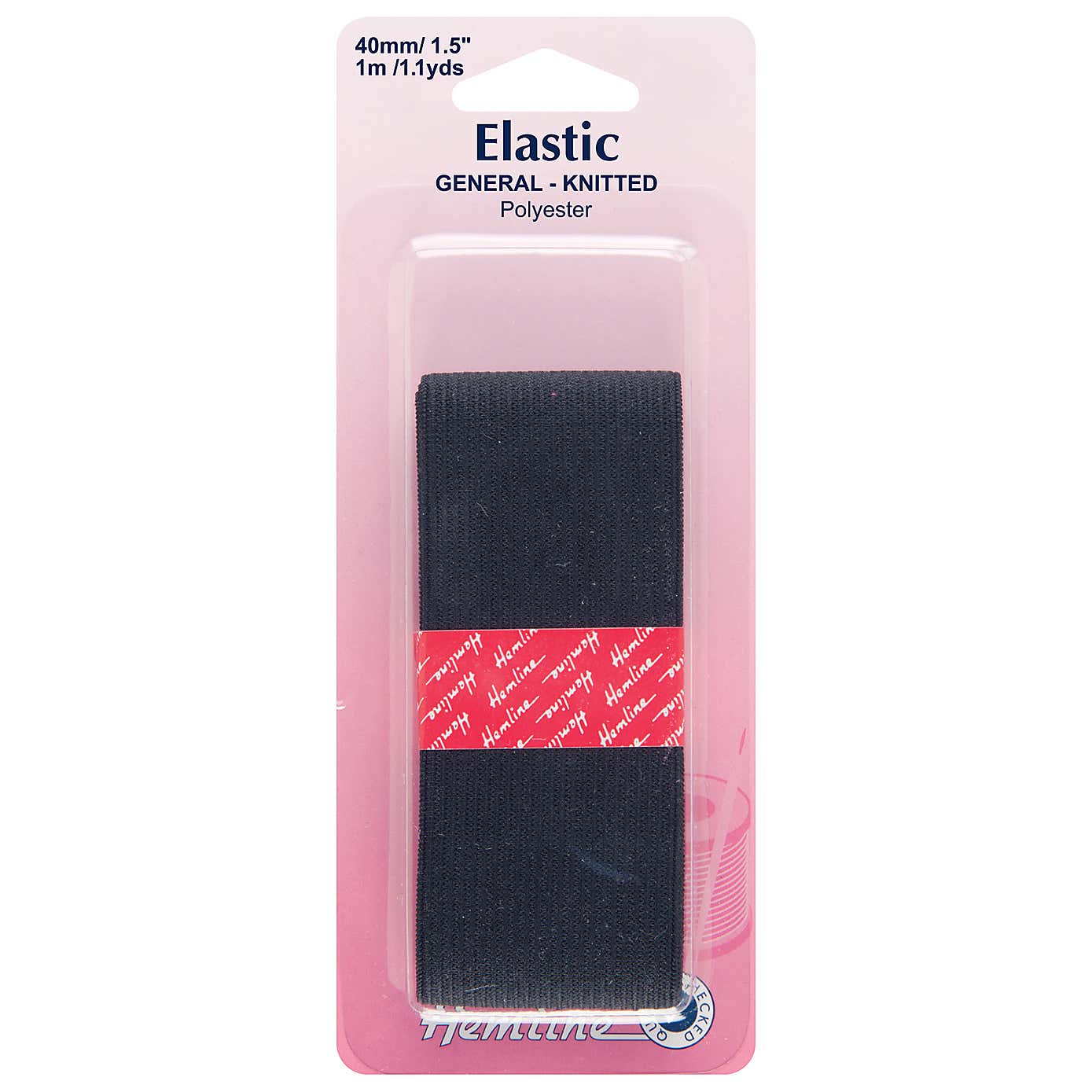 Black Elastic Trimming