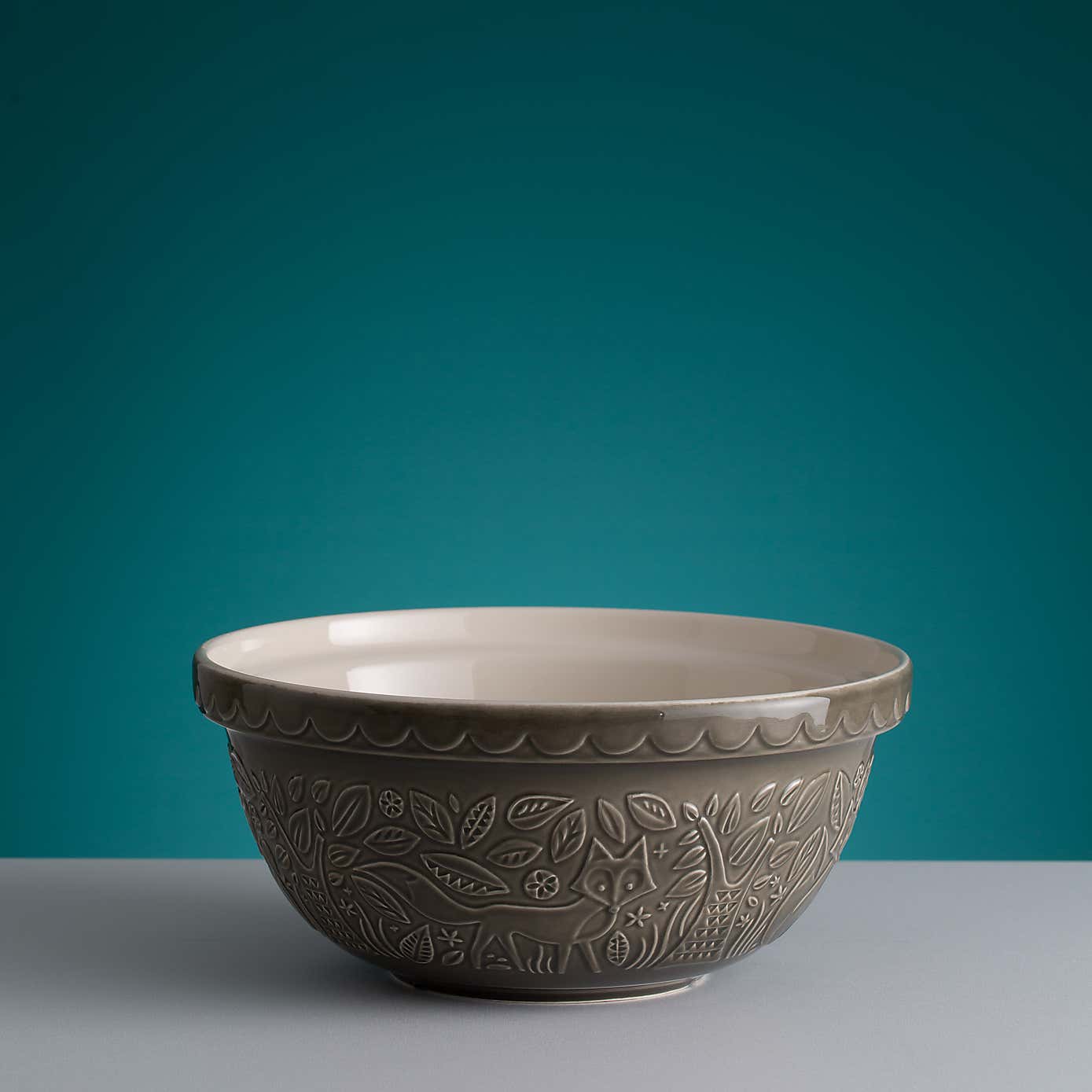 Mason Cash In the Forest Fox Grey Mixing Bowl, 30cm