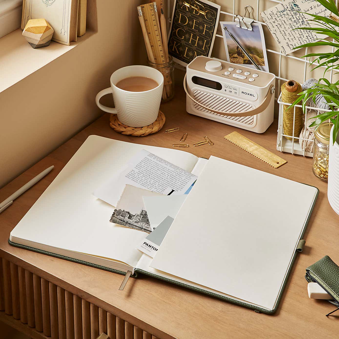 Waters and Noble Premium Faux Leather Notebook