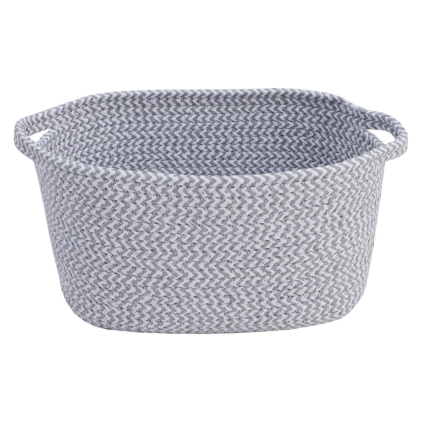 Light Grey Rope Basket