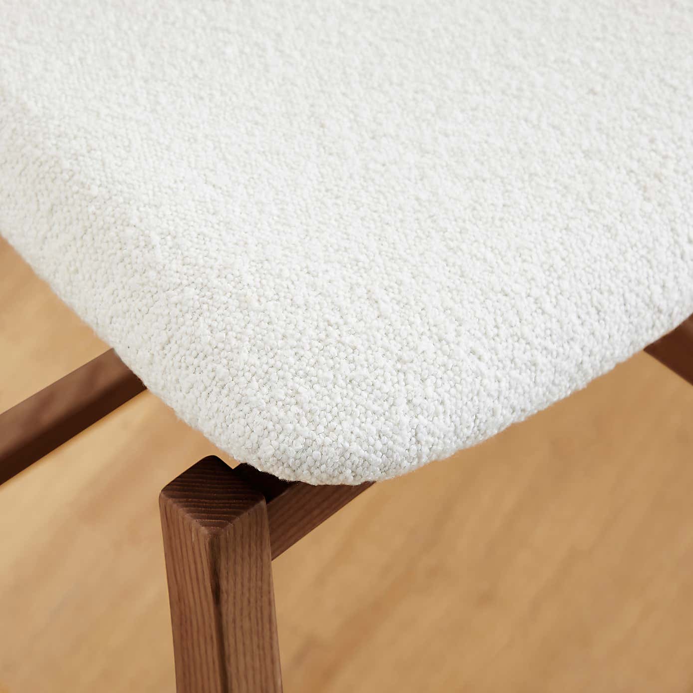 Oskar Boucle Bar Stool