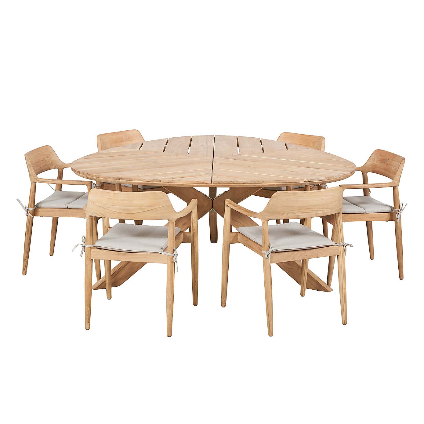 Pacific Lifestyle Reuleaux Salita Outdoor 6 Seater Dining Set