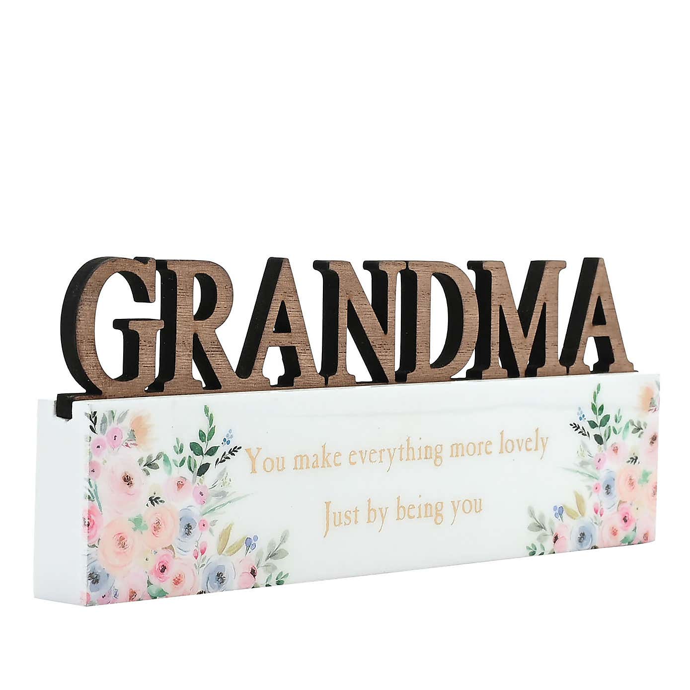 The Cottage Garden Grandma Word Plaque