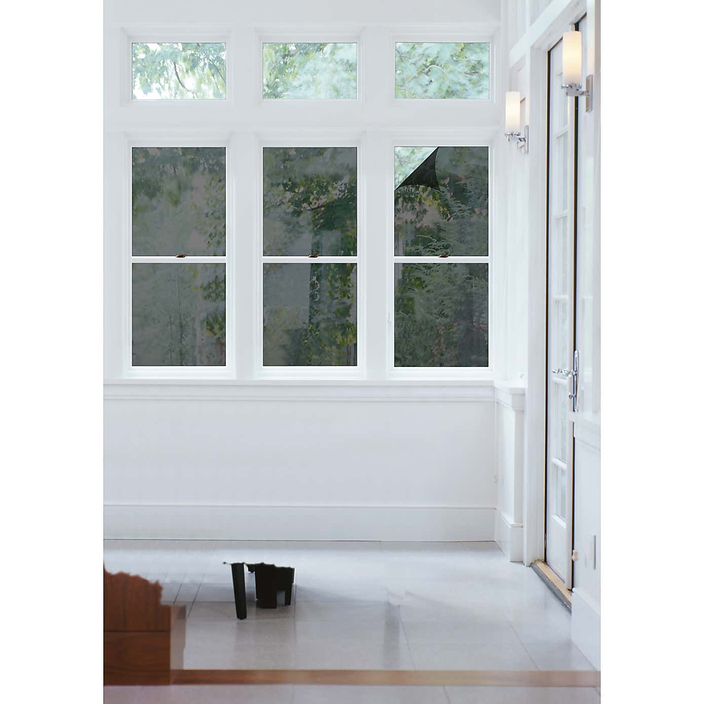 Static Cling Energy Saving Black Window Film