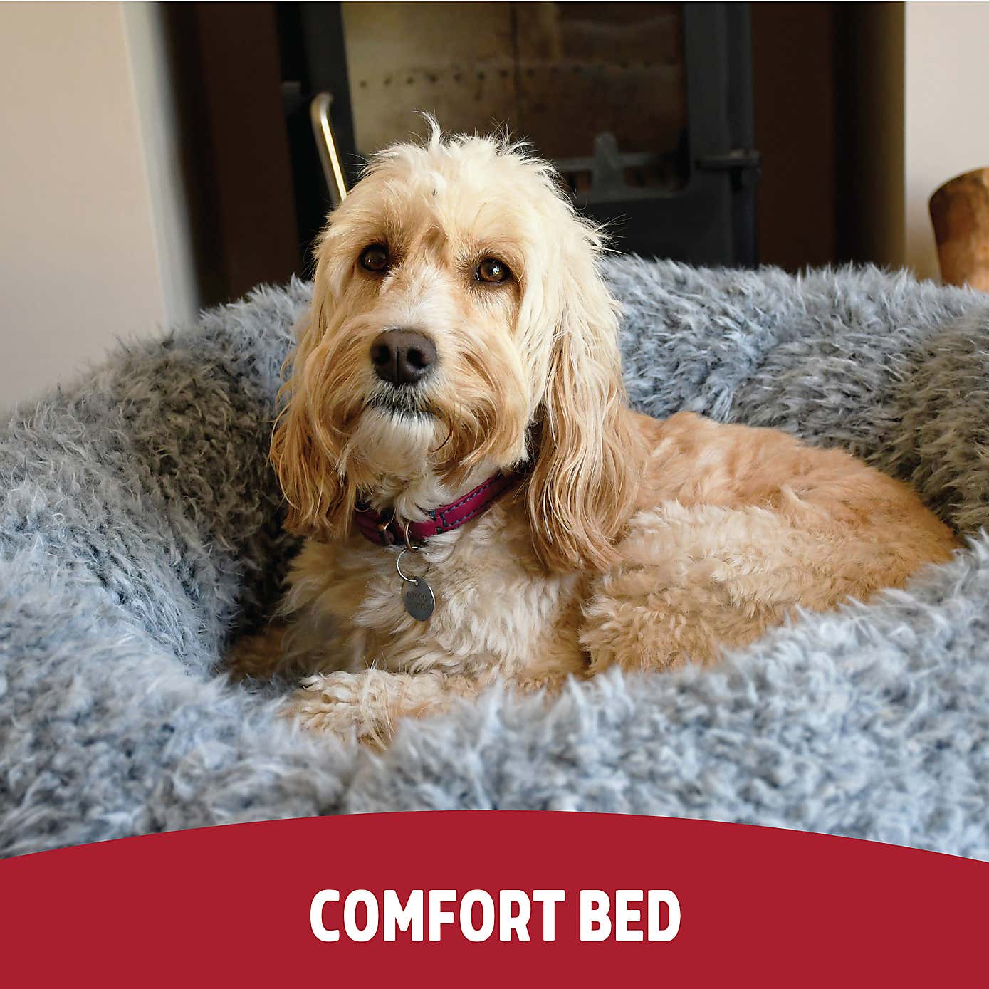 Rosewood Fluff Comfort Pet Bed