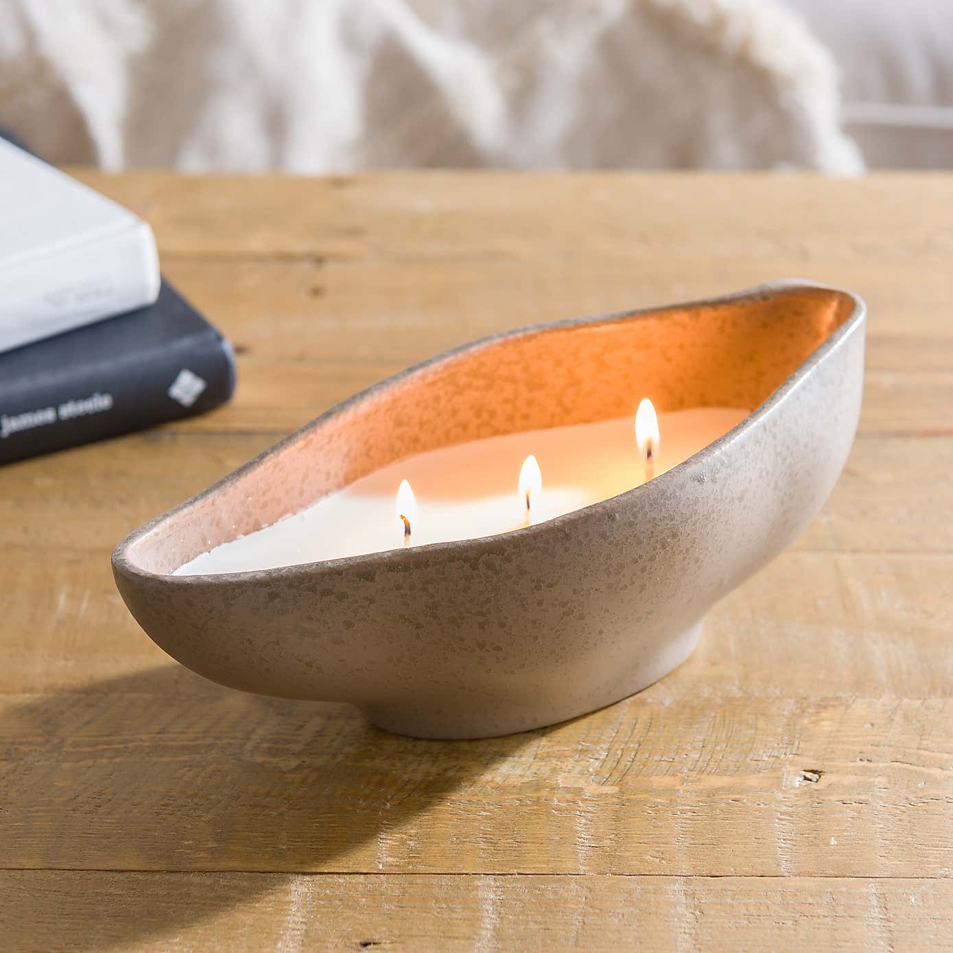 Pink Pepper & Cedarwood Ceramic Multi Wick Candle