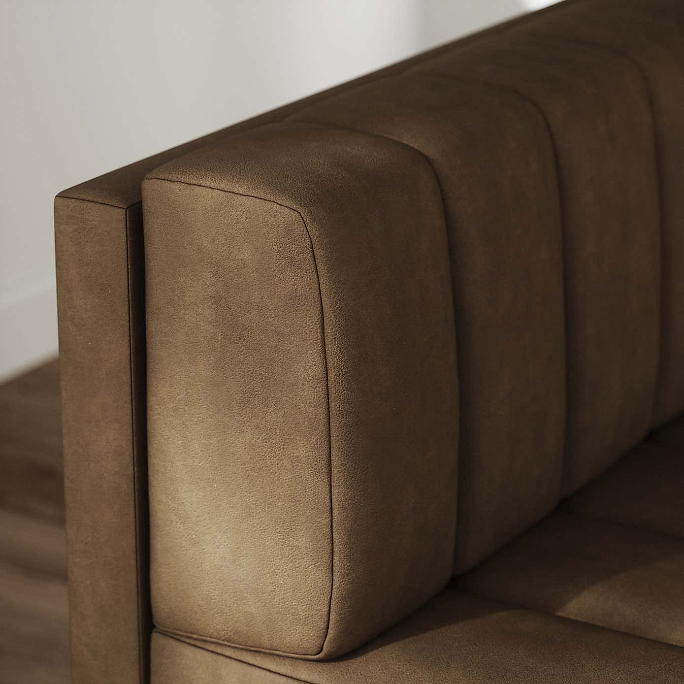 Amali Corner Dining Bench, Faux Leather