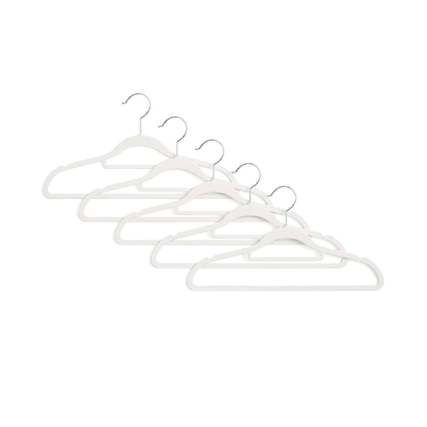 Pack of 5 Non Slip Hangers