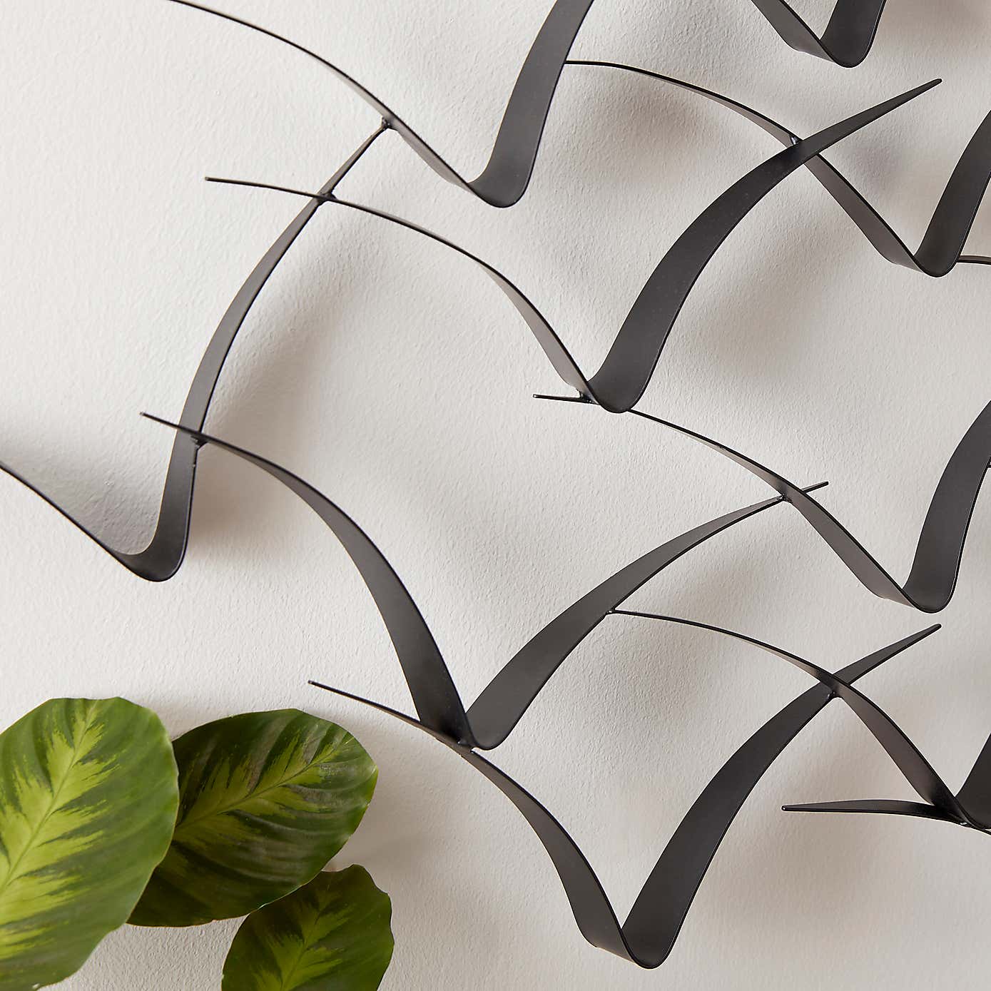 Costal Birds Metal Wall Art 90cm