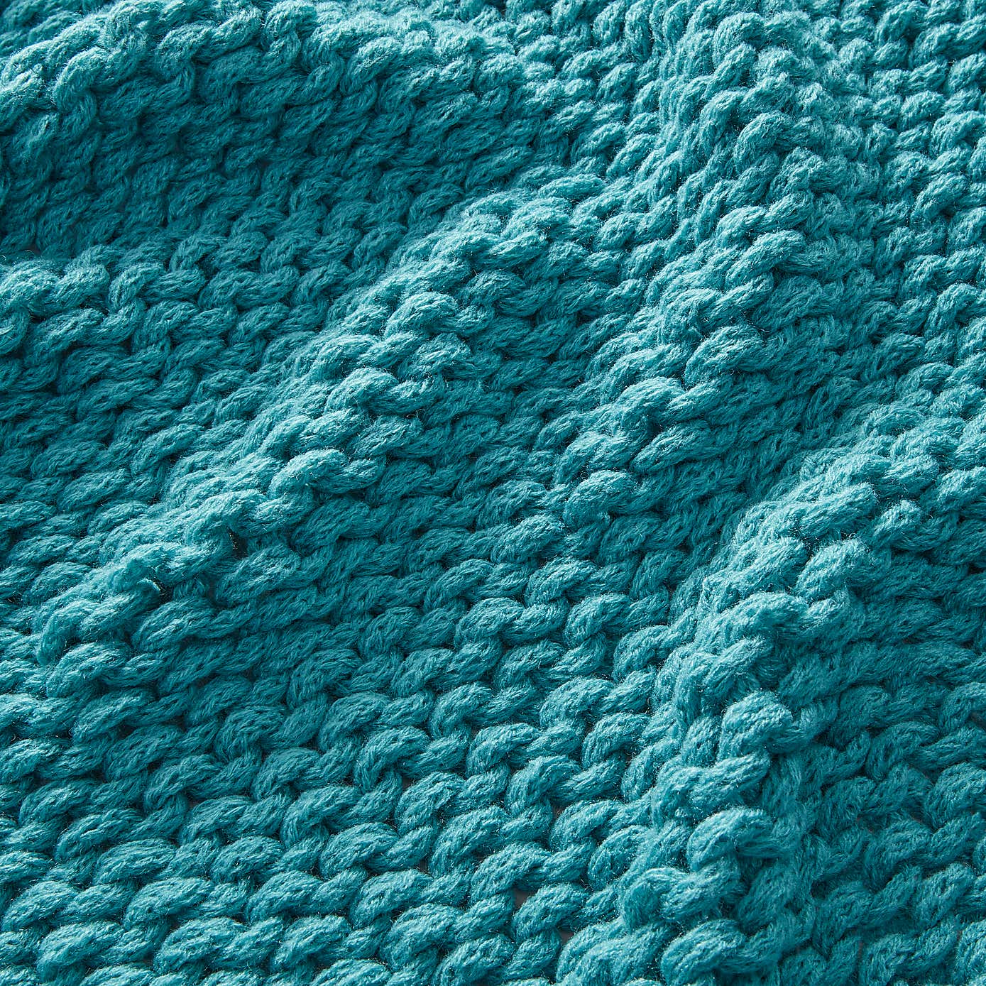 Chunky Knit Recycled Throw 130cm x 170cm