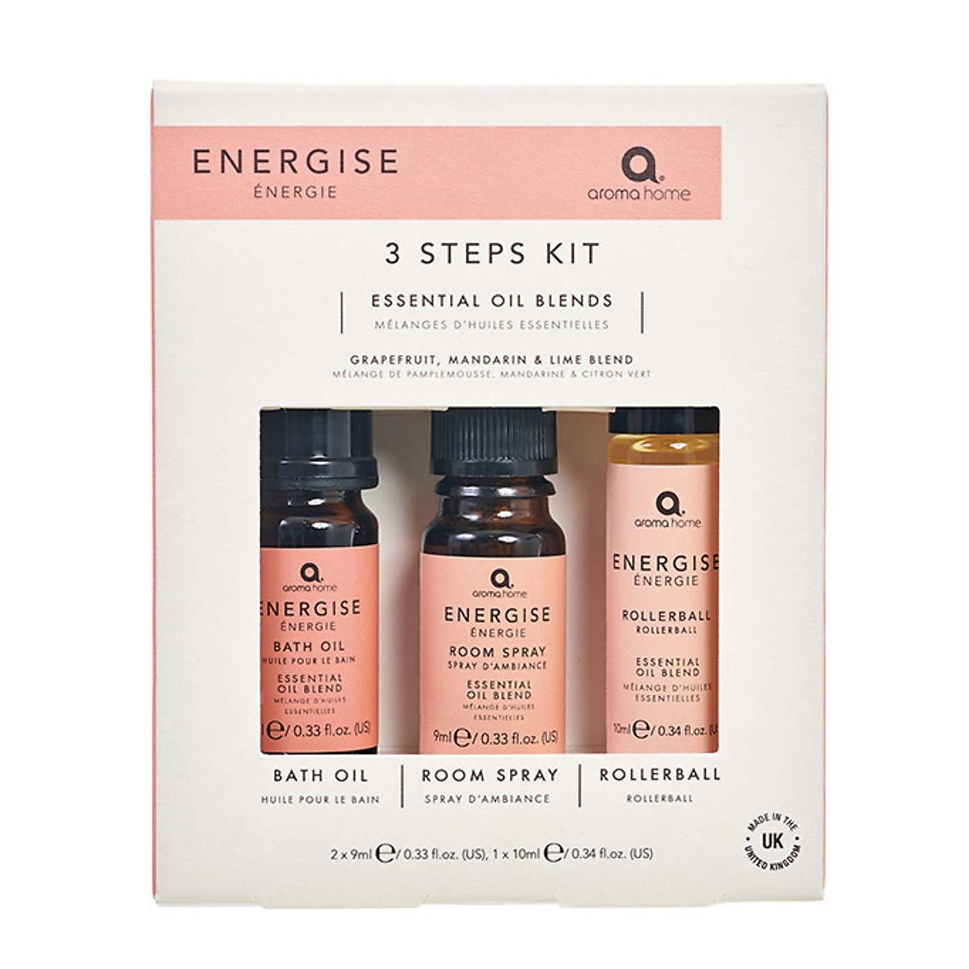 Upper Canada Aroma Home Energise 3 Steps Kit