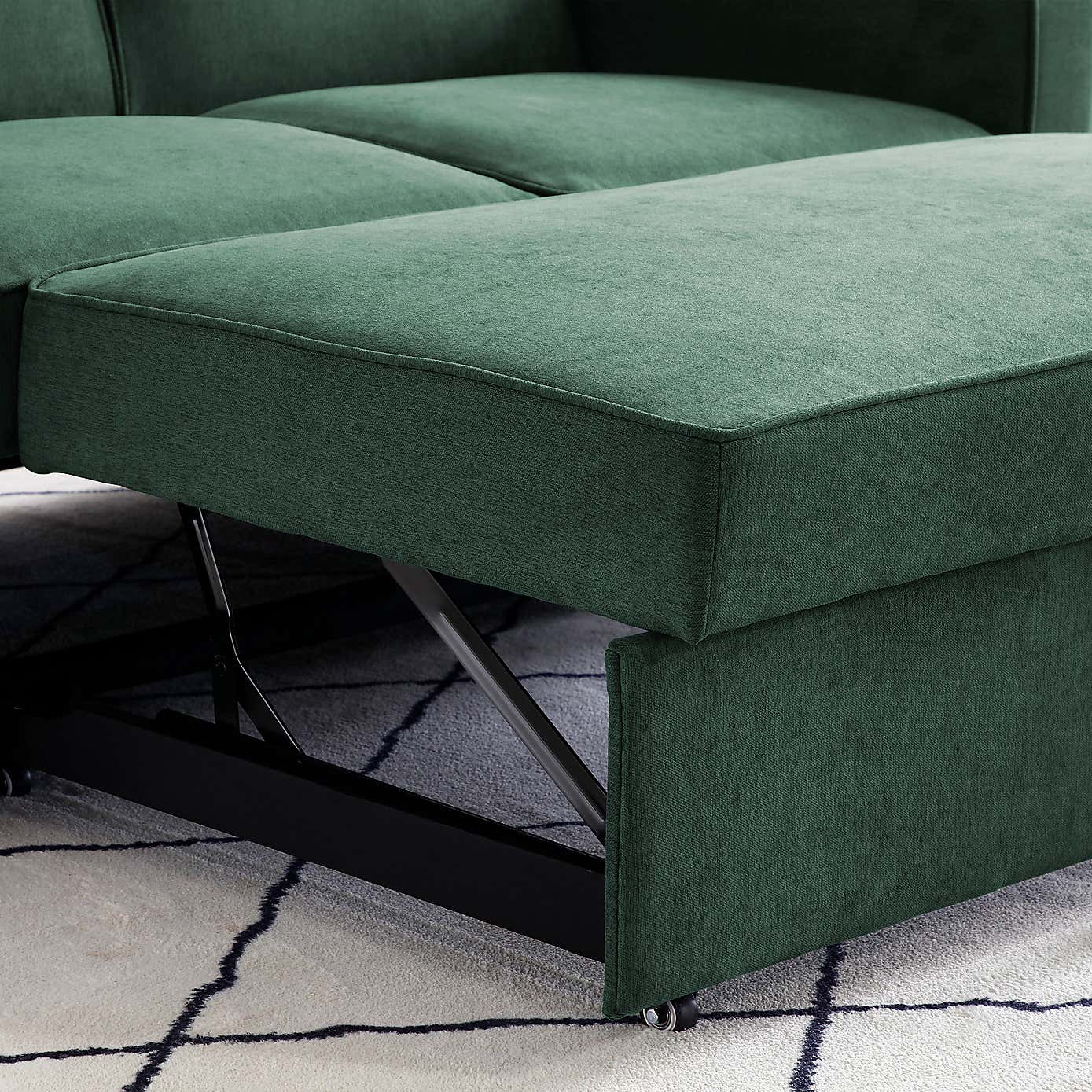 Kayden Fabric Pop Up 2 Seater Double Sofa Bed