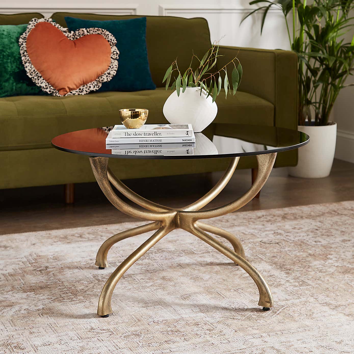 Nora Round Metal Coffee Table
