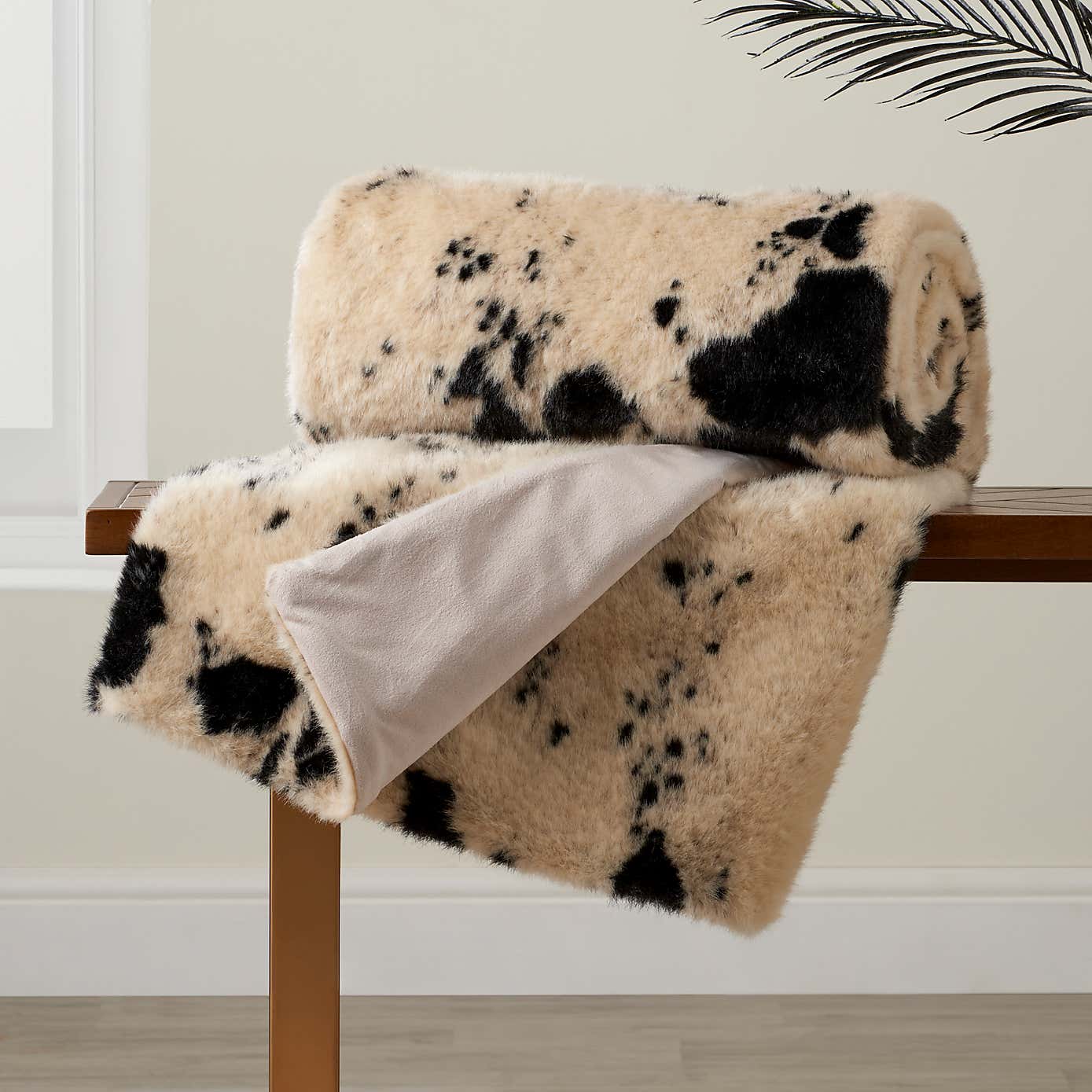 Faux Cow Throw