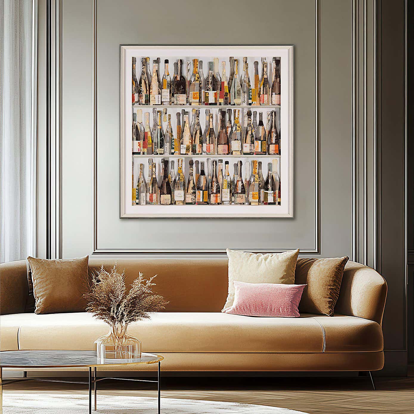 Cedar & Sage Wines of The World Framed Print
