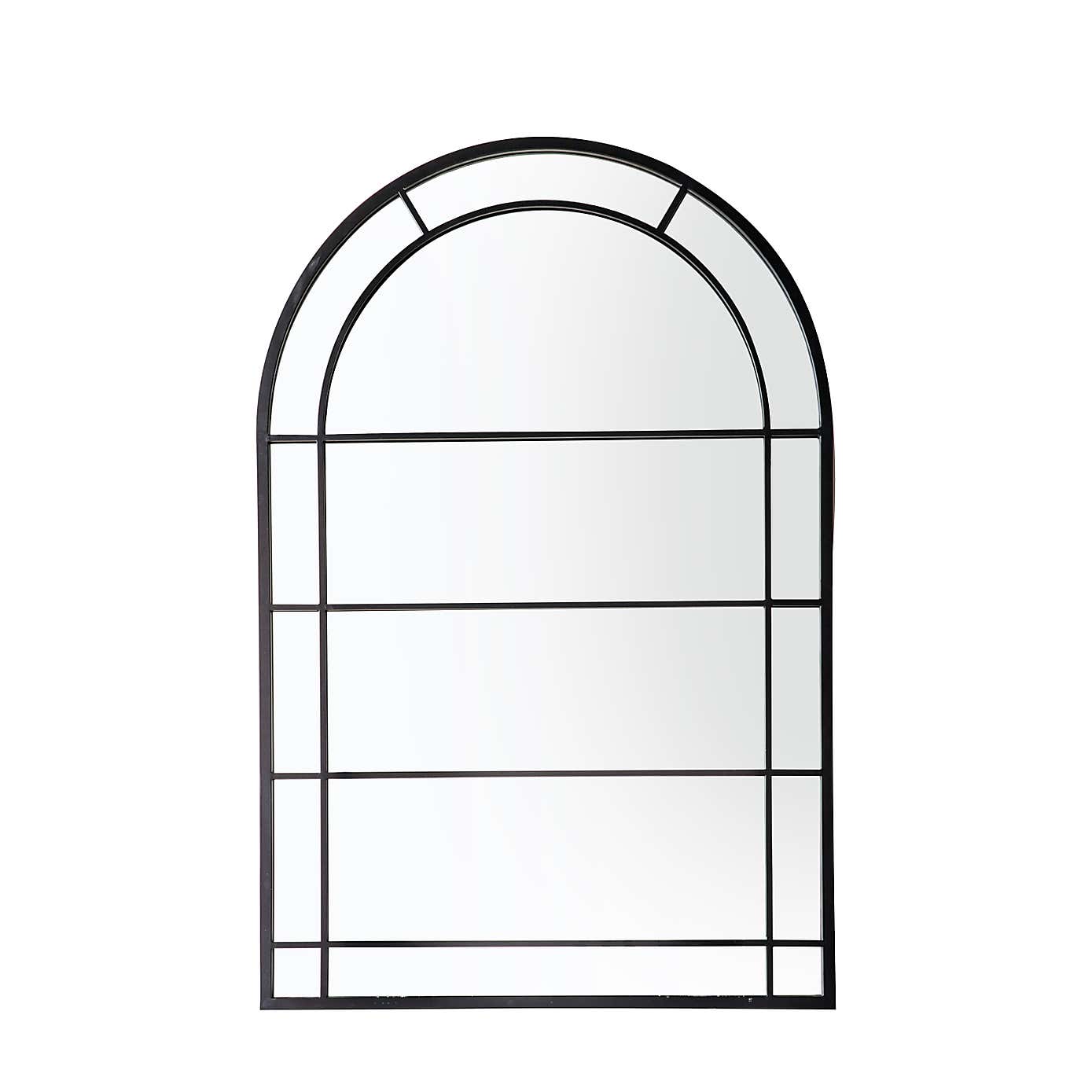 Priston Indoor Outdoor Mirror, Black 90cm x 135cm