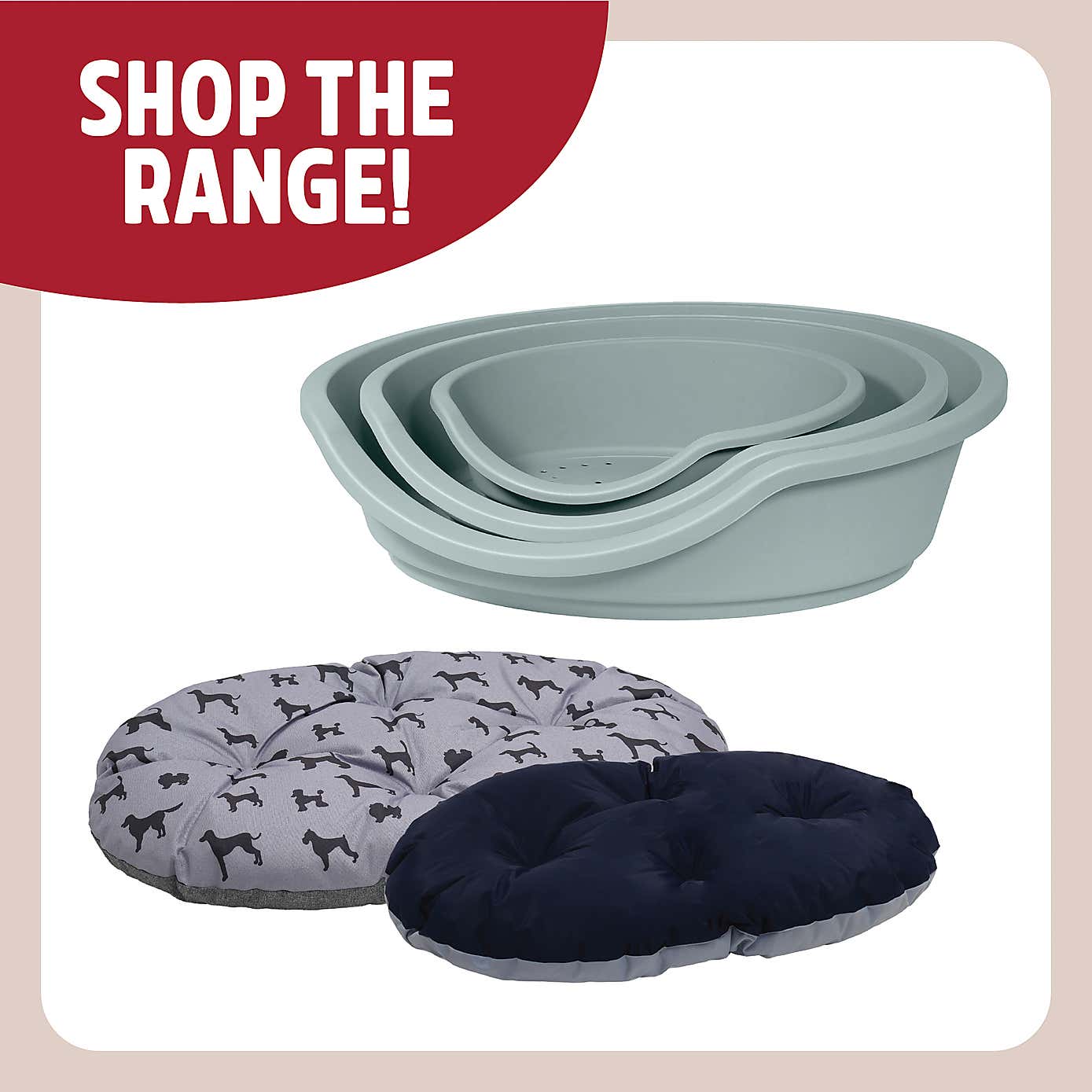 Rosewood Plastic Pet Bed