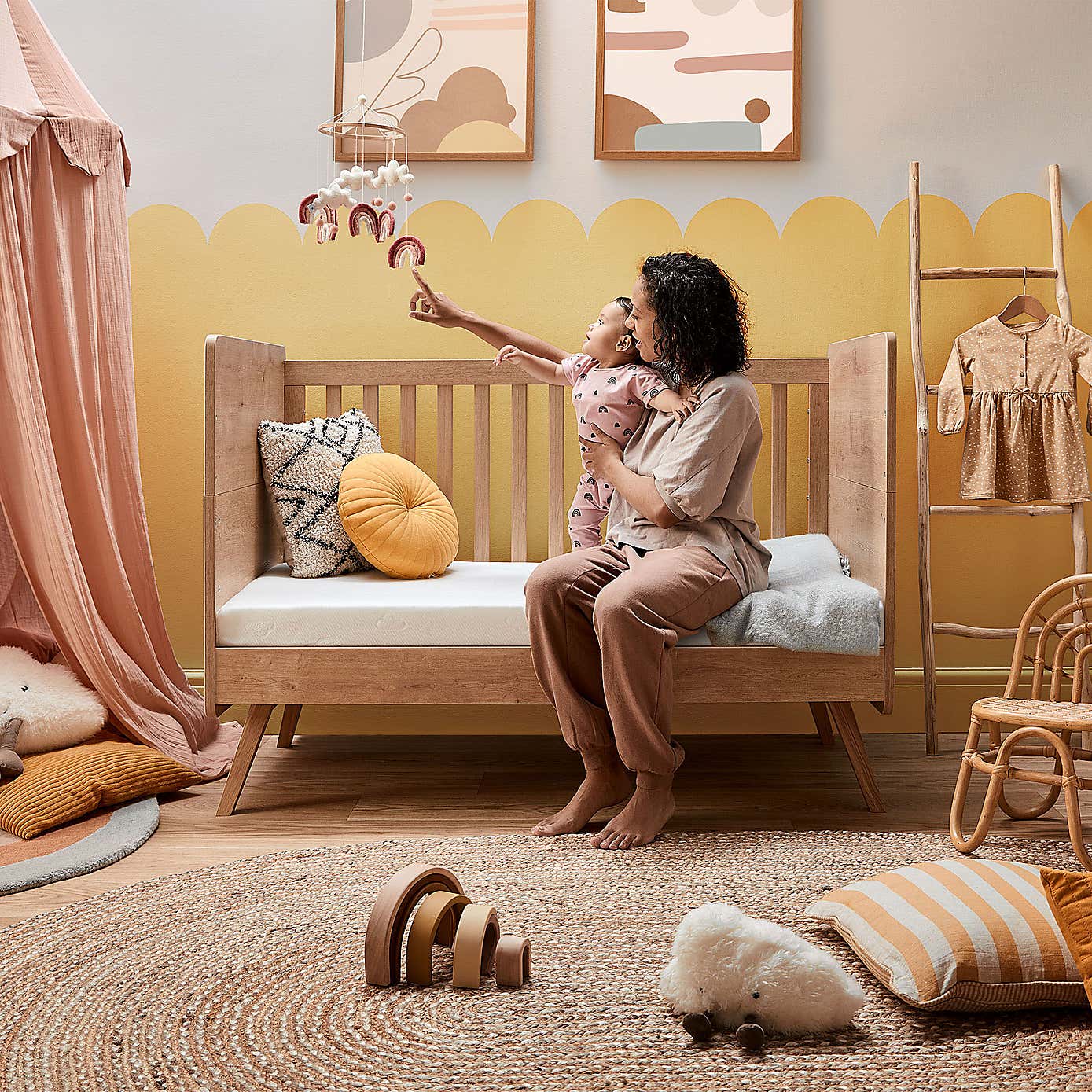 Safe Nights Snuggle Breathable Cot Mattress