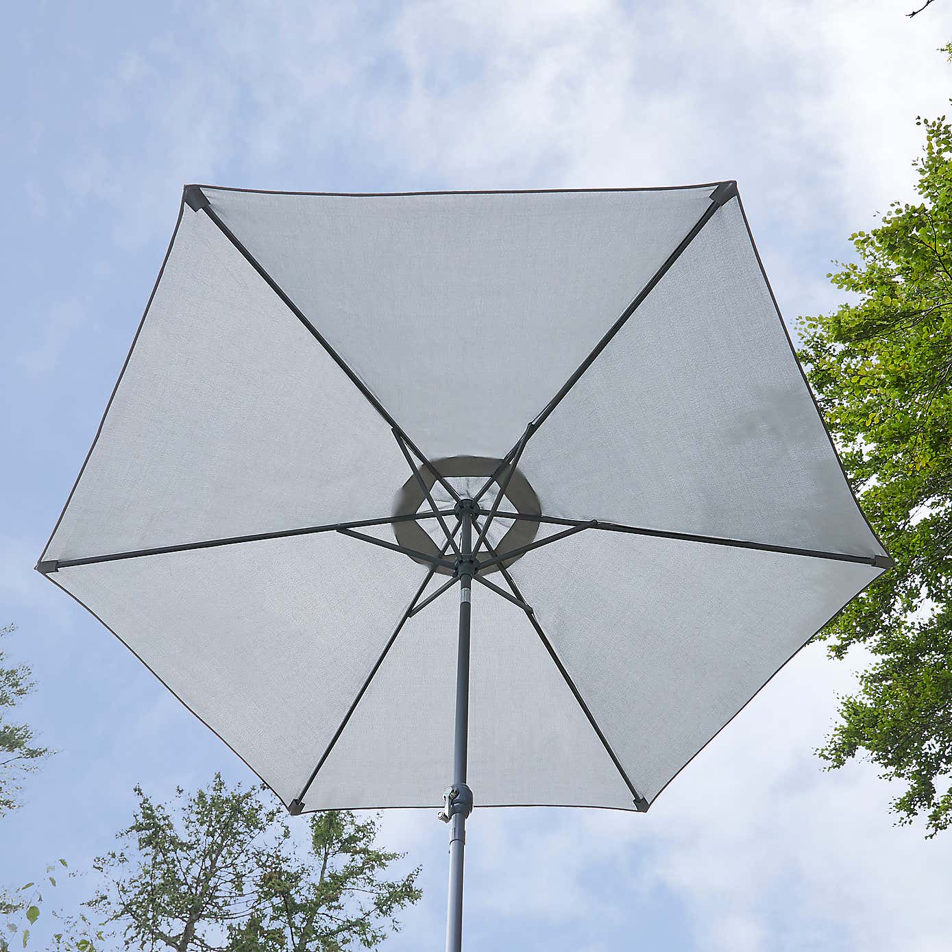 Grey 2.7m Parasol