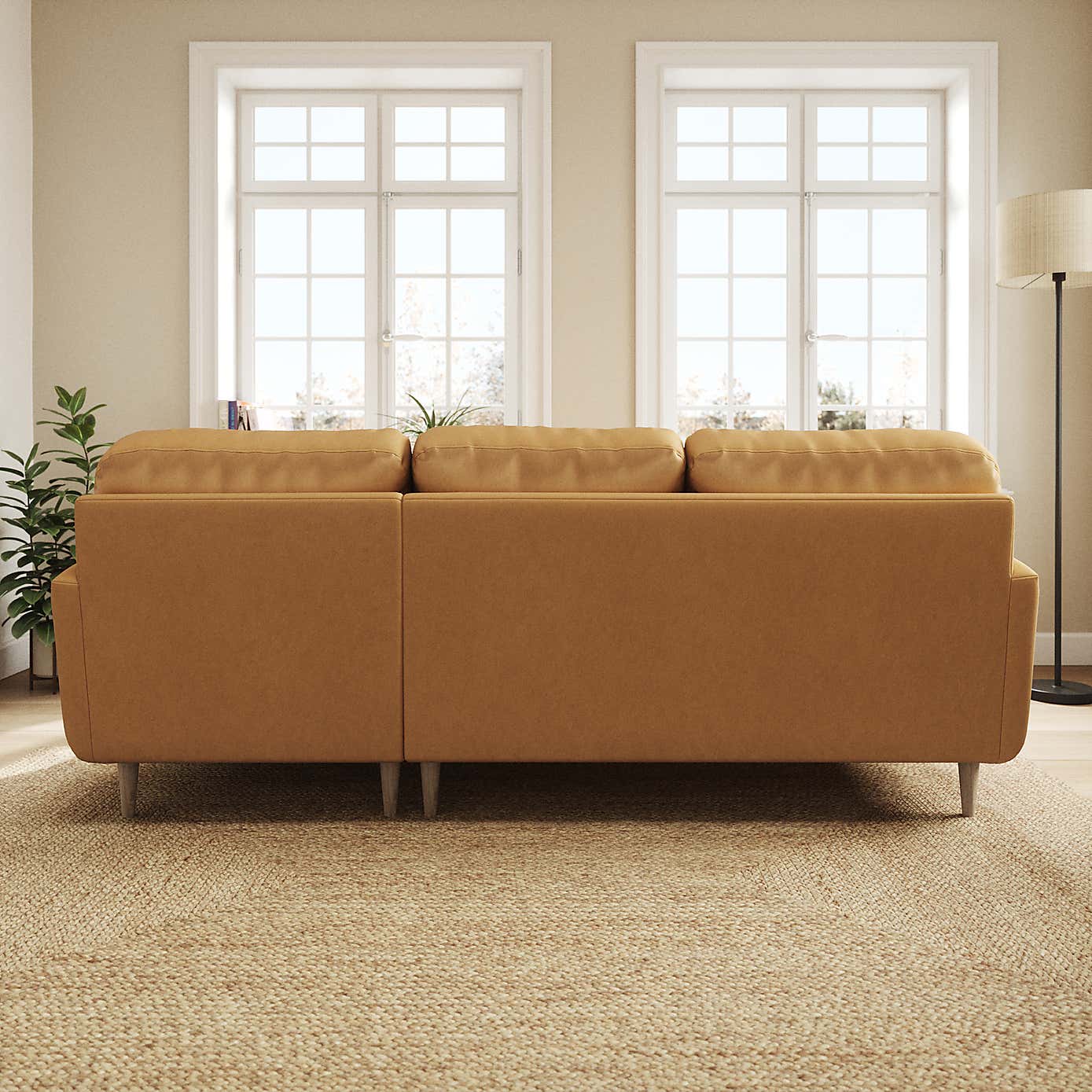 Sven Opulent Velvet Large Corner Chaise Sofa