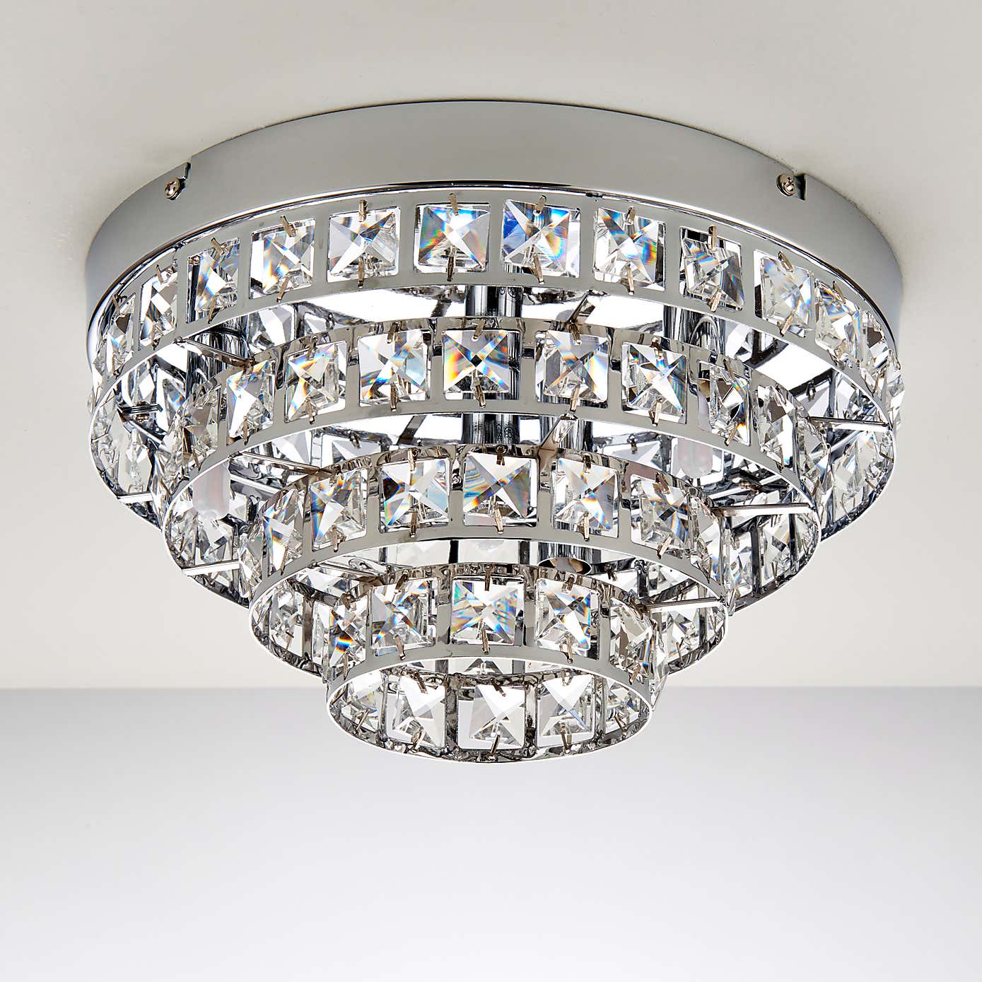 Vogue Motown 4 Light Flush Ceiling Fitting
