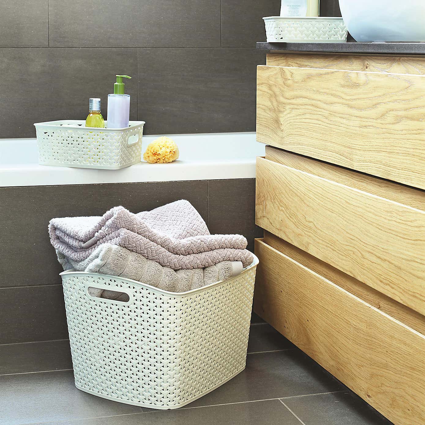 Curver Plastic Storage Basket