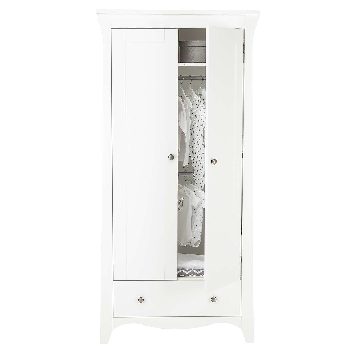 CuddleCo Clara 2 Door Wardrobe