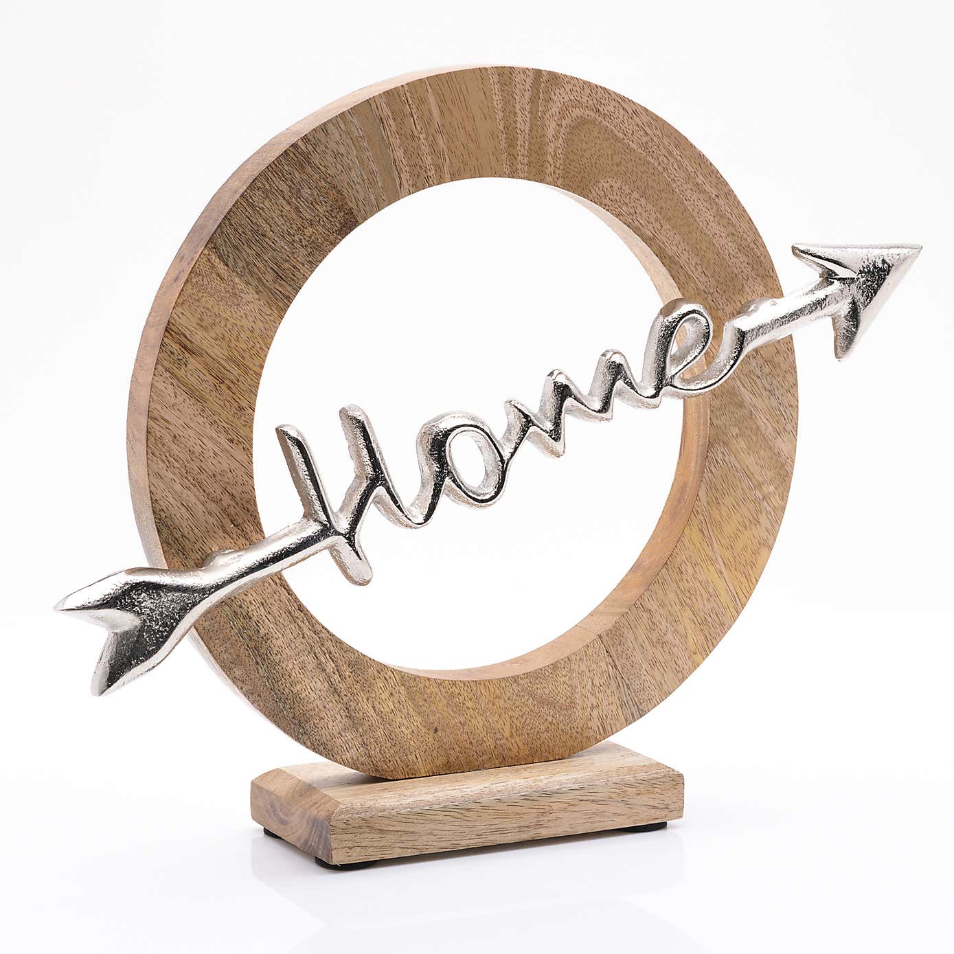 Hestia Home Arrow Wood and Metal Ornament