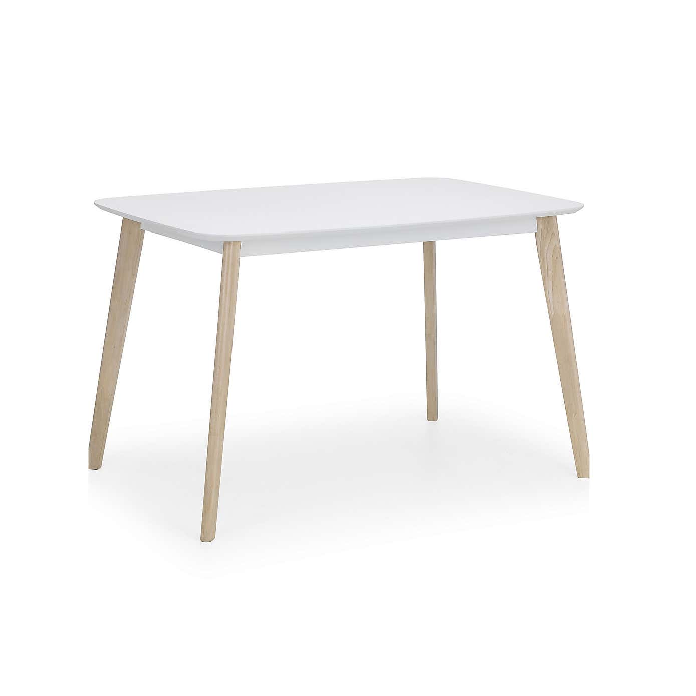 Casa Rectangular Dining Table White