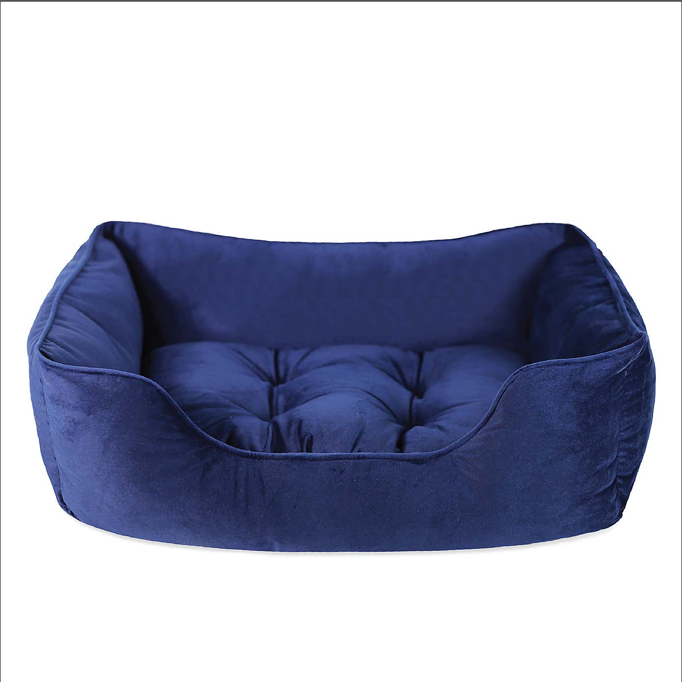 Rosewood Velvet Sqaure Pet Bed