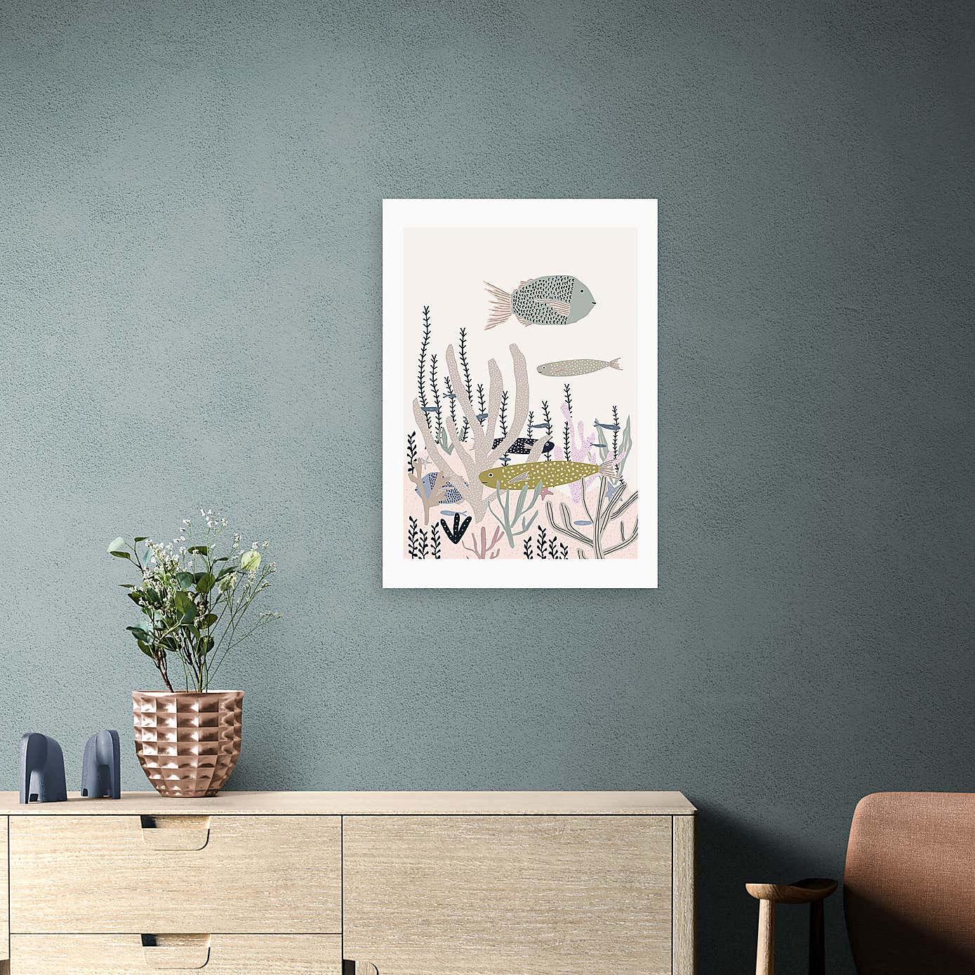 East End Prints Life Under the Sea Print