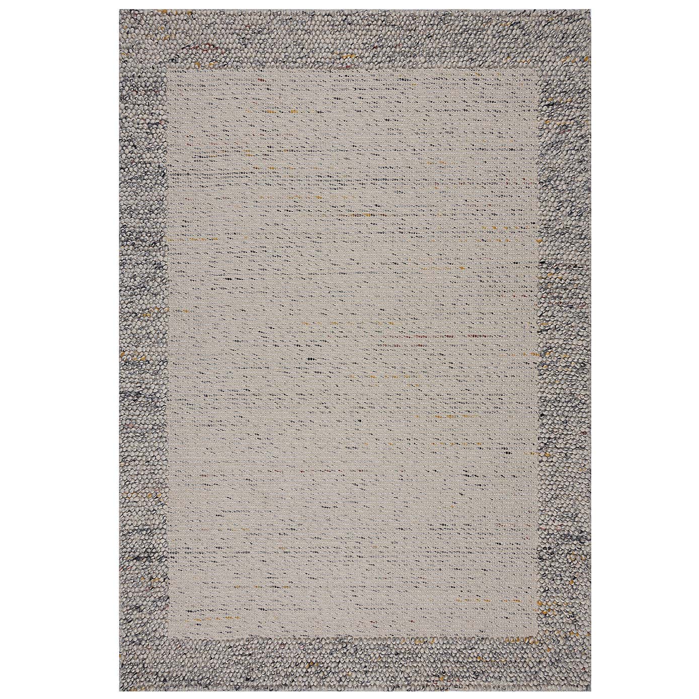 Pebble Wool Border Rug