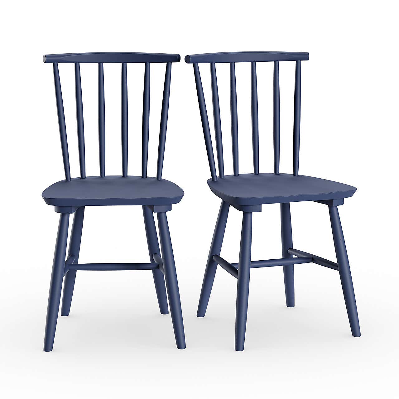 Harvey Set of 2 Dining Chairs, Beech Wood